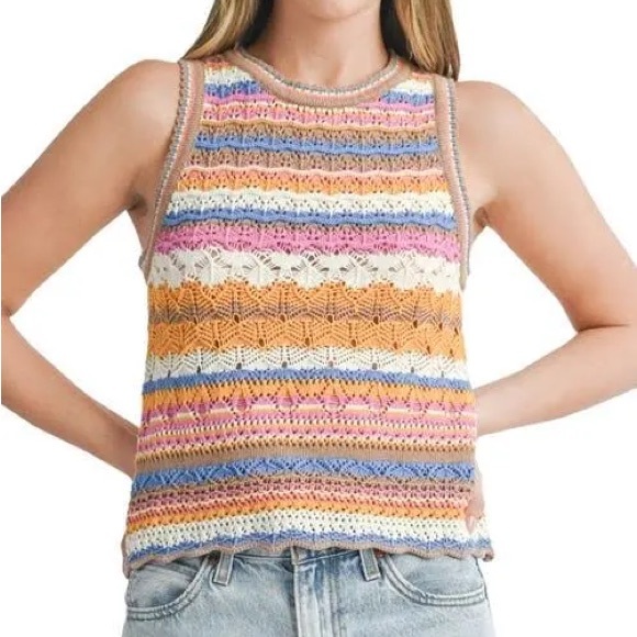 Anthropology All in Favor Tank Sweater - Picture 1 of 7